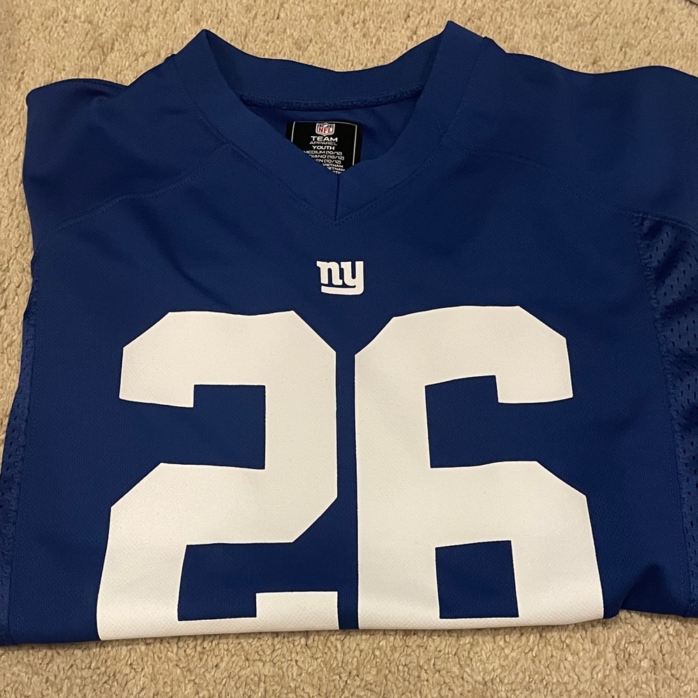 NFL NY Giants Barkley jersey